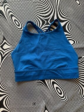 Electric Blue Athletic Crop Top